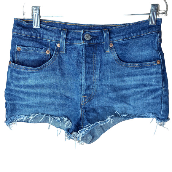 Levi's Pants - Levi's Original 501 Button Fly high rise cut off style jean shorts size 26